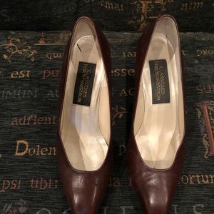 Brown 2 inch high heels